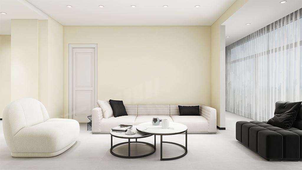 美轮美奂艺术涂料案例分享--广西南宁-轻奢三室一厅